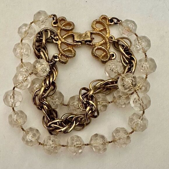 Sarah Coventry vintage multi strand “golden ice” bracelet - Picture 5 of 8